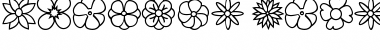 Download Flowers dots bats tfb Font Download Flowers dots bats tfb Font