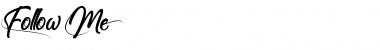 Download Follow Me Font Download Follow Me Font