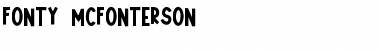 Download Fonty_McFonterson Font Download Fonty_McFonterson Font