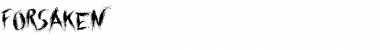 Download Forsaken Font Download Forsaken Font