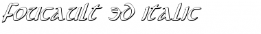 Download Foucault 3D Italic Font Download Foucault 3D Italic Font