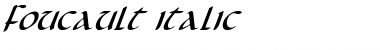 Download Foucault Italic Font Download Foucault Italic Font