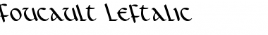Download Foucault Leftalic Font Download Foucault Leftalic Font