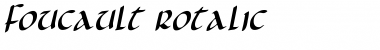 Download Foucault Rotalic Font Download Foucault Rotalic Font