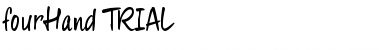 Download fourHand_TRIAL Font Download fourHand_TRIAL Font