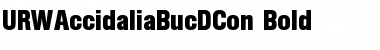URWAccidaliaBucDCon Bold Font