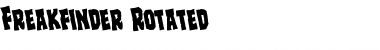 Download Freakfinder Rotated Font Download Freakfinder Rotated Font