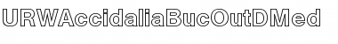 Download URWAccidaliaBucOutDMed Font Download URWAccidaliaBucOutDMed Font