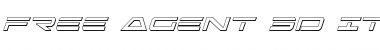 Download Free Agent 3D Italic Font Download Free Agent 3D Italic Font