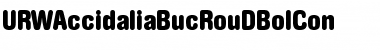 Download URWAccidaliaBucRouDBolCon Font Download URWAccidaliaBucRouDBolCon Font