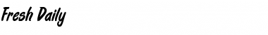 Download Fresh Daily - Demo Font Download Fresh Daily - Demo Font