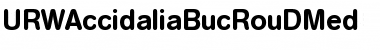 Download URWAccidaliaBucRouDMed Font Download URWAccidaliaBucRouDMed Font
