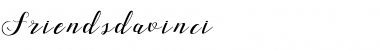 Download Friends da vinci Font Download Friends da vinci Font