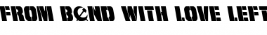 Download From BOND With Love Leftalic Font Download From BOND With Love Leftalic Font