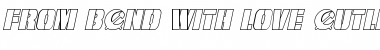 Download From BOND With Love Outline Italic Font Download From BOND With Love Outline Italic Font