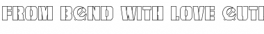 Download From BOND With Love Outline Font Download From BOND With Love Outline Font