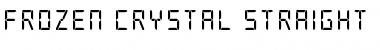 Download Frozen Crystal Straight Font Download Frozen Crystal Straight Font
