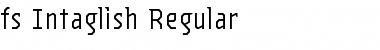 Download fs Intaglish Font Download fs Intaglish Font
