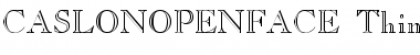 Download CASLONOPENFACE-Thin Font Download CASLONOPENFACE-Thin Font