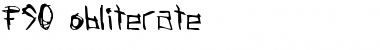 Download FSO obliterate Font Download FSO obliterate Font