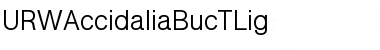 Download URWAccidaliaBucTLig Font Download URWAccidaliaBucTLig Font