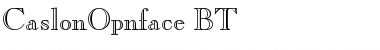 Download CaslonOpnface BT Font Download CaslonOpnface BT Font