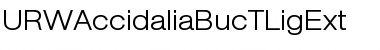 Download URWAccidaliaBucTLigExt Font Download URWAccidaliaBucTLigExt Font