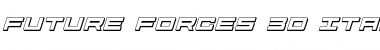 Download Future Forces 3D Italic Font Download Future Forces 3D Italic Font