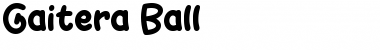 Download Gaitera Ball Font Download Gaitera Ball Font