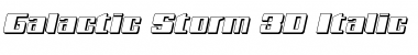 Download Galactic Storm 3D Italic Font Download Galactic Storm 3D Italic Font