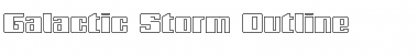 Download Galactic Storm Outline Font Download Galactic Storm Outline Font
