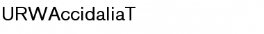 Download URWAccidaliaT Font Download URWAccidaliaT Font