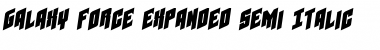 Download Galaxy Force Expanded Semi-Italic Font Download Galaxy Force Expanded Semi-Italic Font