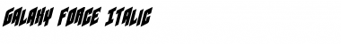 Download Galaxy Force Italic Font Download Galaxy Force Italic Font