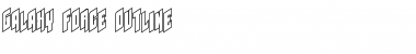Download Galaxy Force Outline Font Download Galaxy Force Outline Font