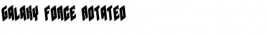Download Galaxy Force Rotated Font Download Galaxy Force Rotated Font