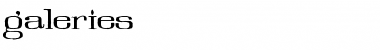Download Galeries Font Download Galeries Font