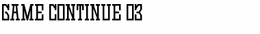 Download Game Continue 03 Font Download Game Continue 03 Font