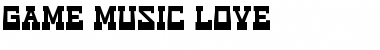 Download Game Music Love Font Download Game Music Love Font