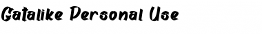 Download Gatalike_Personal Use Font Download Gatalike_Personal Use Font