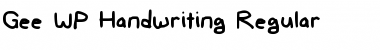 Download Gee_WP_Handwriting_2016 Font Download Gee_WP_Handwriting_2016 Font