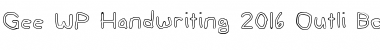 Download Gee_WP_Handwriting_2016_Outli Font Download Gee_WP_Handwriting_2016_Outli Font