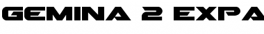 Download Gemina 2 Expanded Font Download Gemina 2 Expanded Font