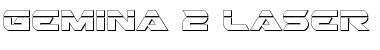 Download Gemina 2 Laser 3D Font Download Gemina 2 Laser 3D Font