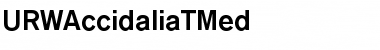 Download URWAccidaliaTMed Font Download URWAccidaliaTMed Font