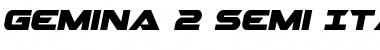 Download Gemina 2 Semi-Italic Font Download Gemina 2 Semi-Italic Font