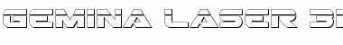 Download Gemina Laser 3D Font Download Gemina Laser 3D Font