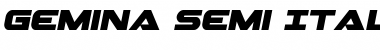 Download Gemina Semi-Italic Font Download Gemina Semi-Italic Font