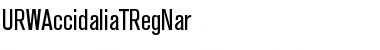 Download URWAccidaliaTRegNar Font Download URWAccidaliaTRegNar Font
