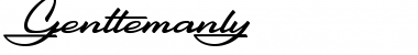 Download Gentlemanly Font Download Gentlemanly Font